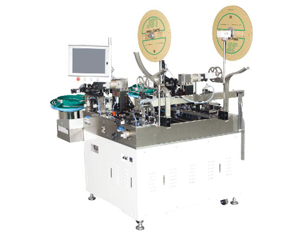 GL-1802全自動(dòng)雙頭打端子穿膠殼機